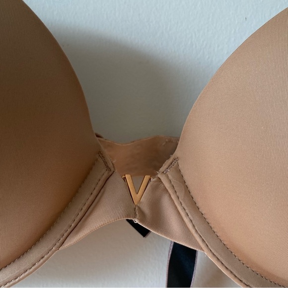 VS Sexy Illusion Padded Push Up Lightly Lined Bra 34C Nude Tan - Picture 3 of 11